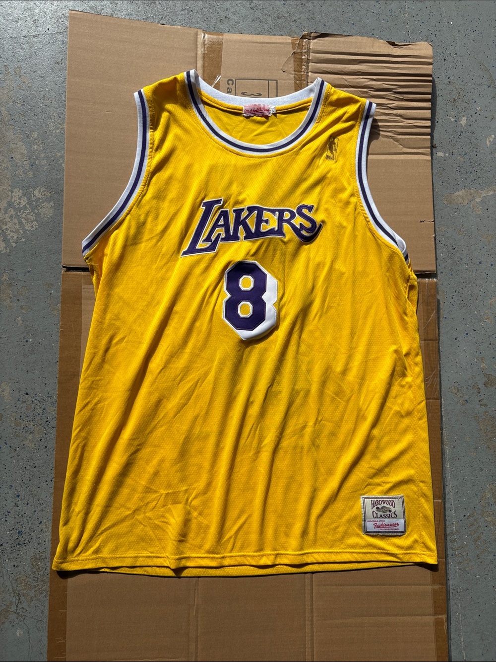 KOBE BRYANT Los Angeles Lakers #8 Mitchell & Ness Stitched Jersey accolades XXL